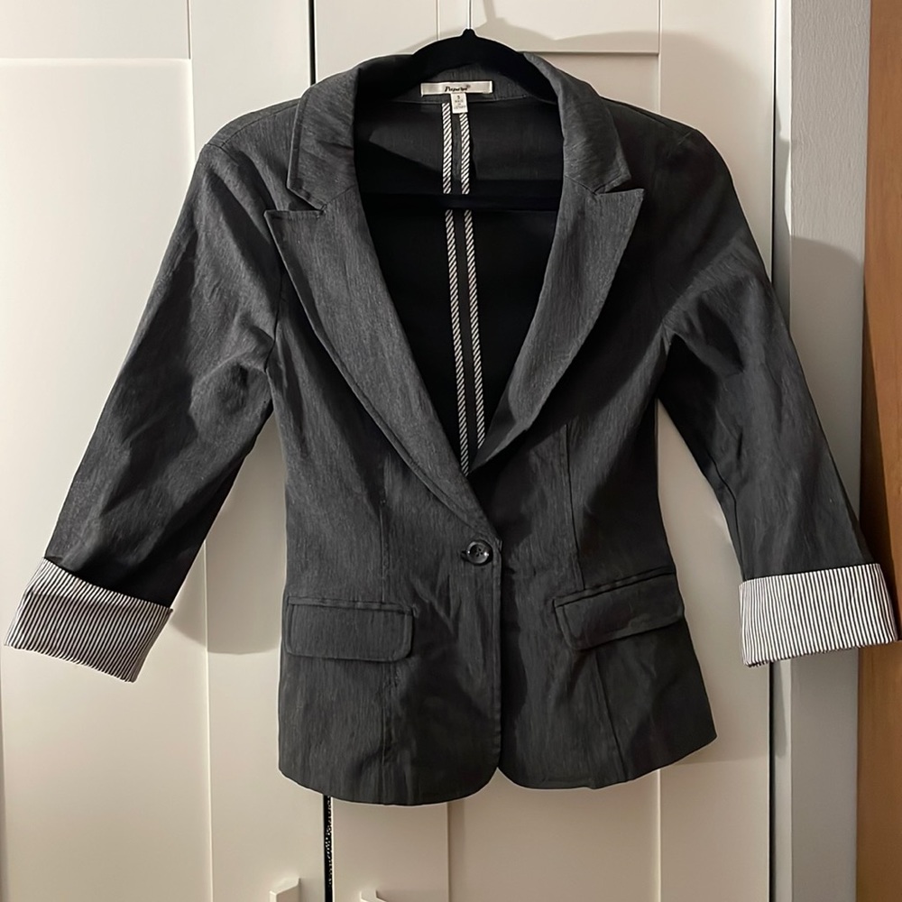 Papaya Grey Blazer